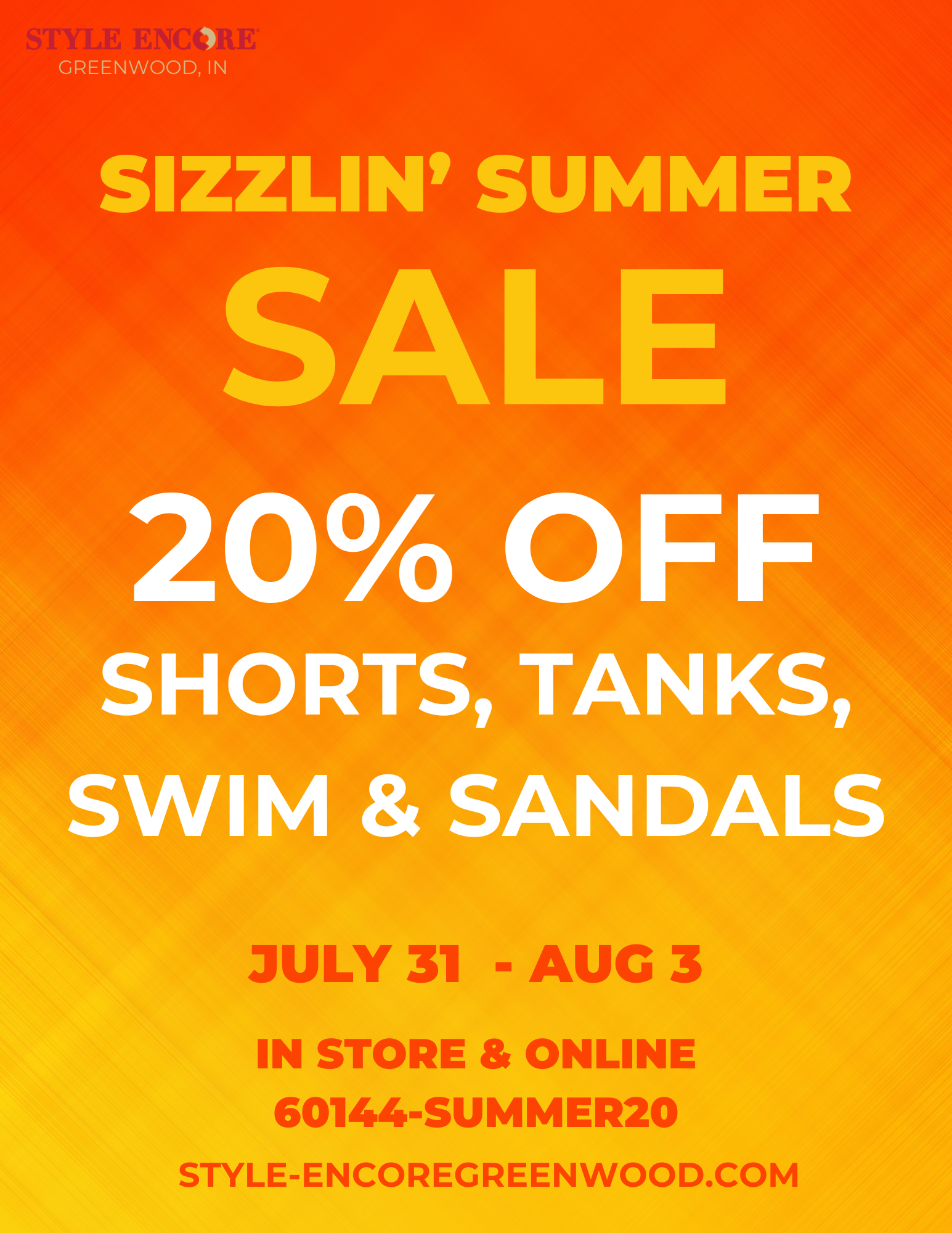 Sizzlin Summer Sale